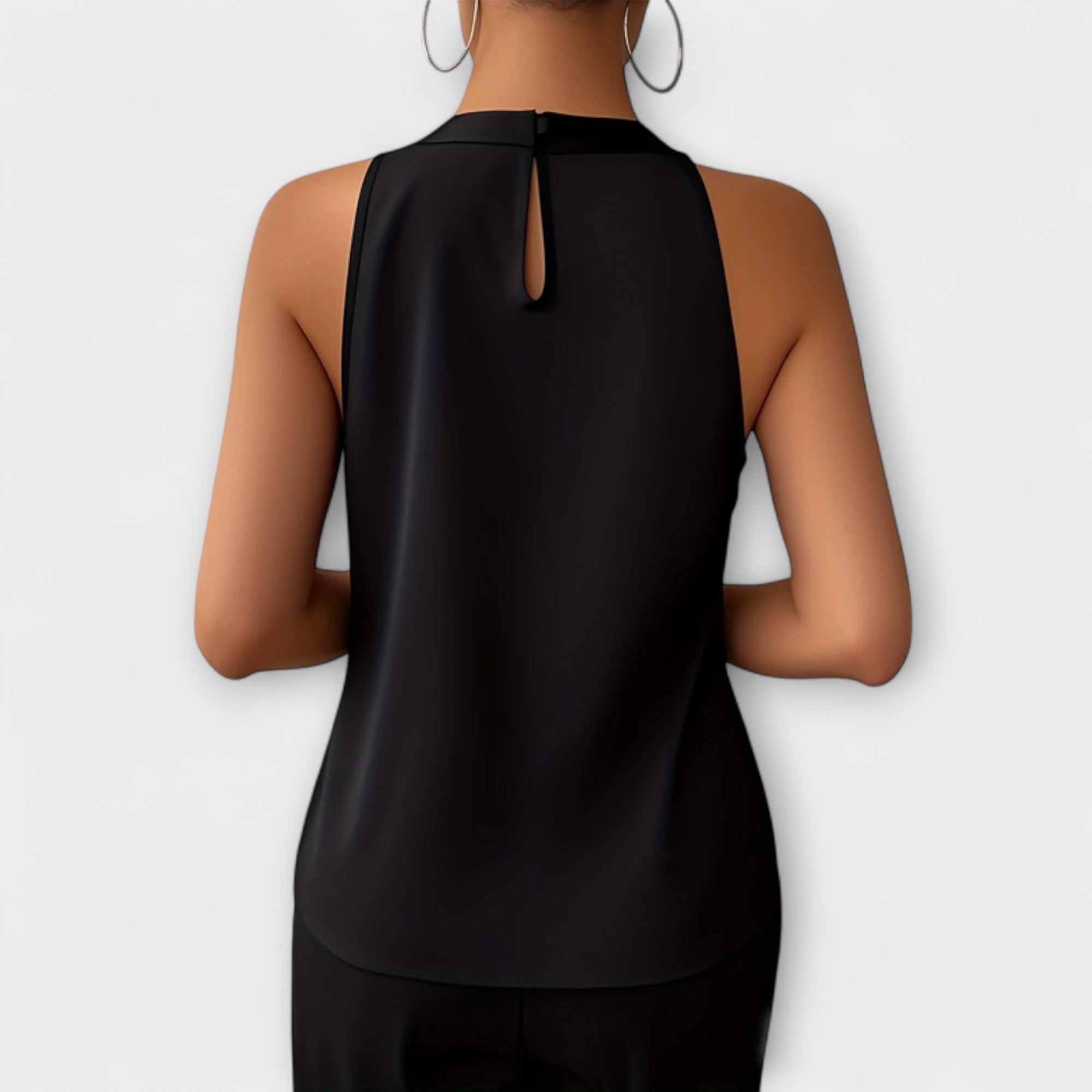 Skye - Šik saténová blúzka s off-shoulder dizajnom