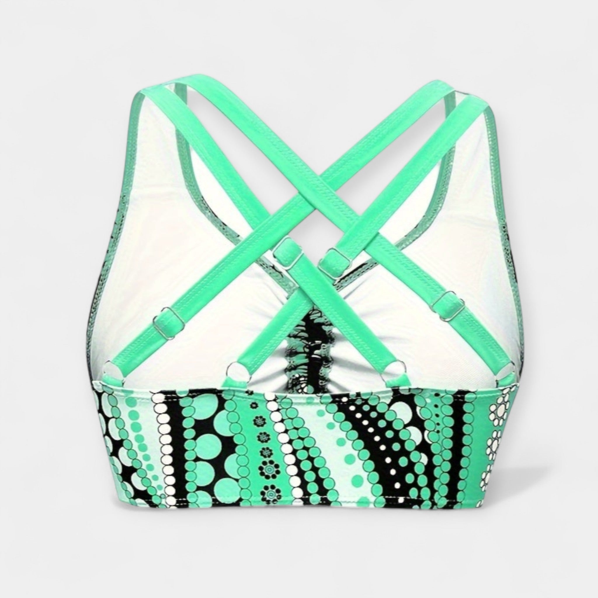 Set bikini cu fustă asortată de plajă