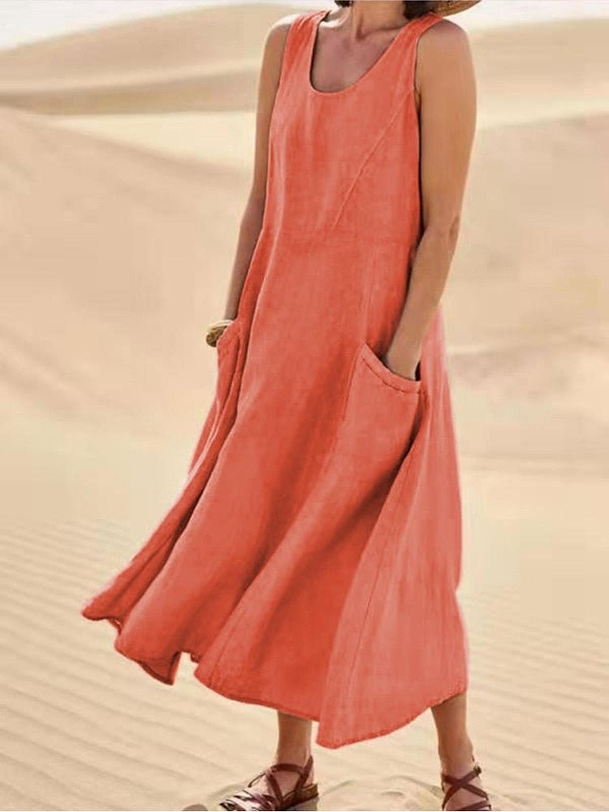 Airy Cotton Summer Dress For Women