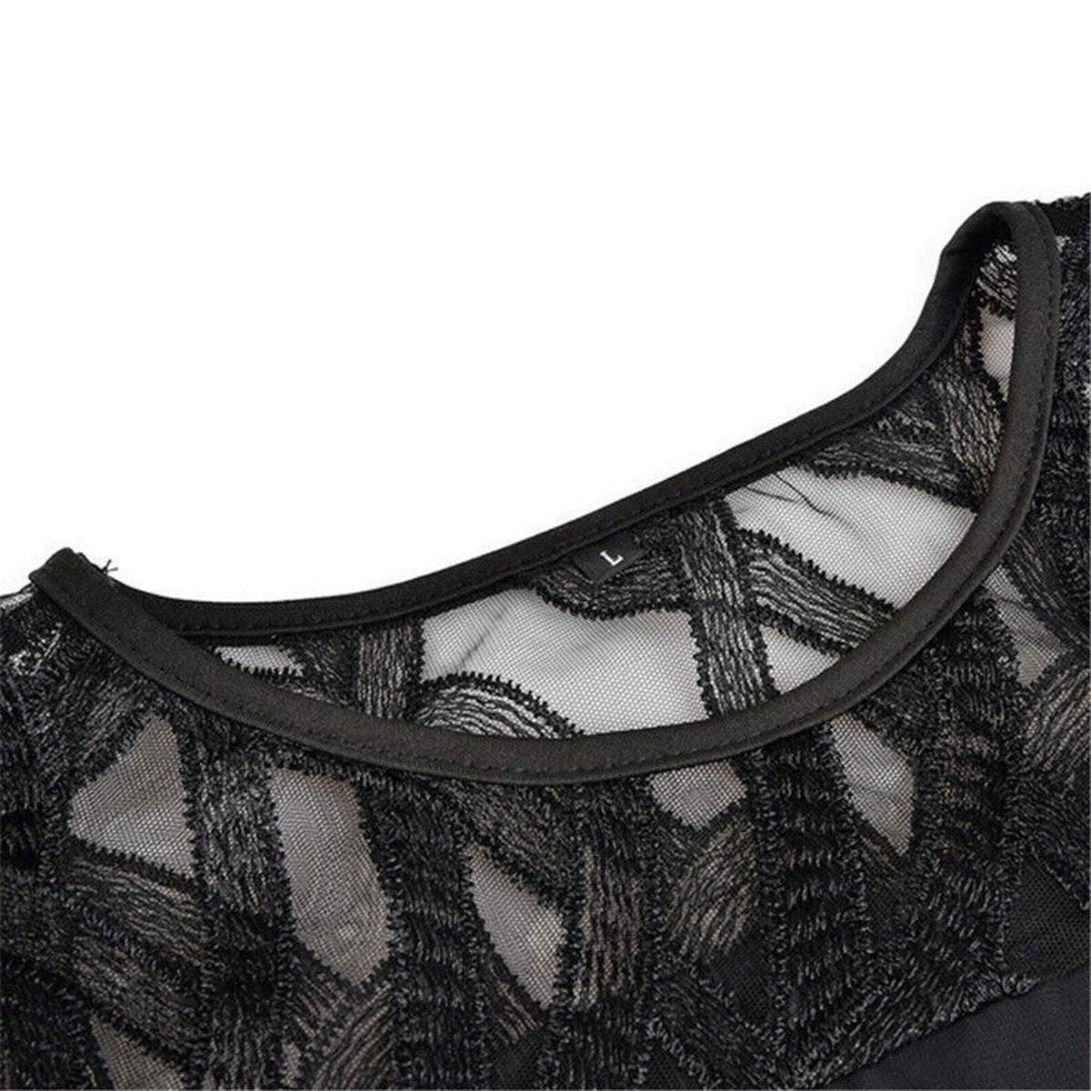 Elegant Plus Size Midi Dress