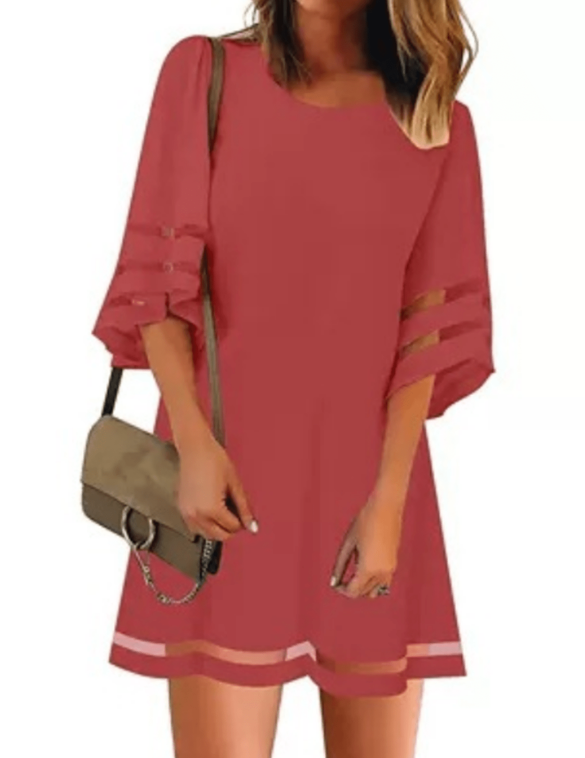 Elegant Women's Spring Dress With Flattering Fit