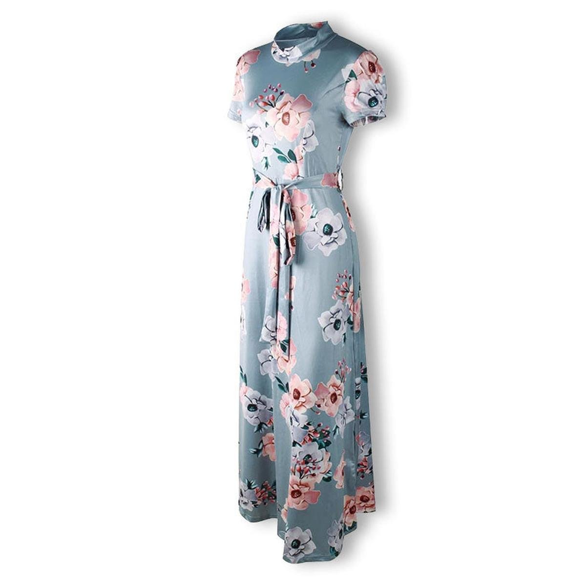 Floral Spring Dress With Flowing Silhouette