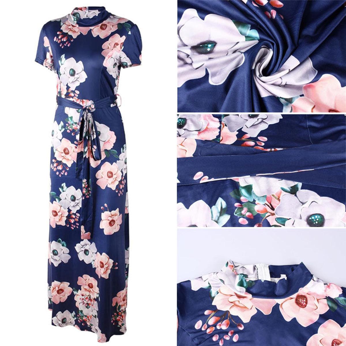 Floral Spring Dress With Flowing Silhouette