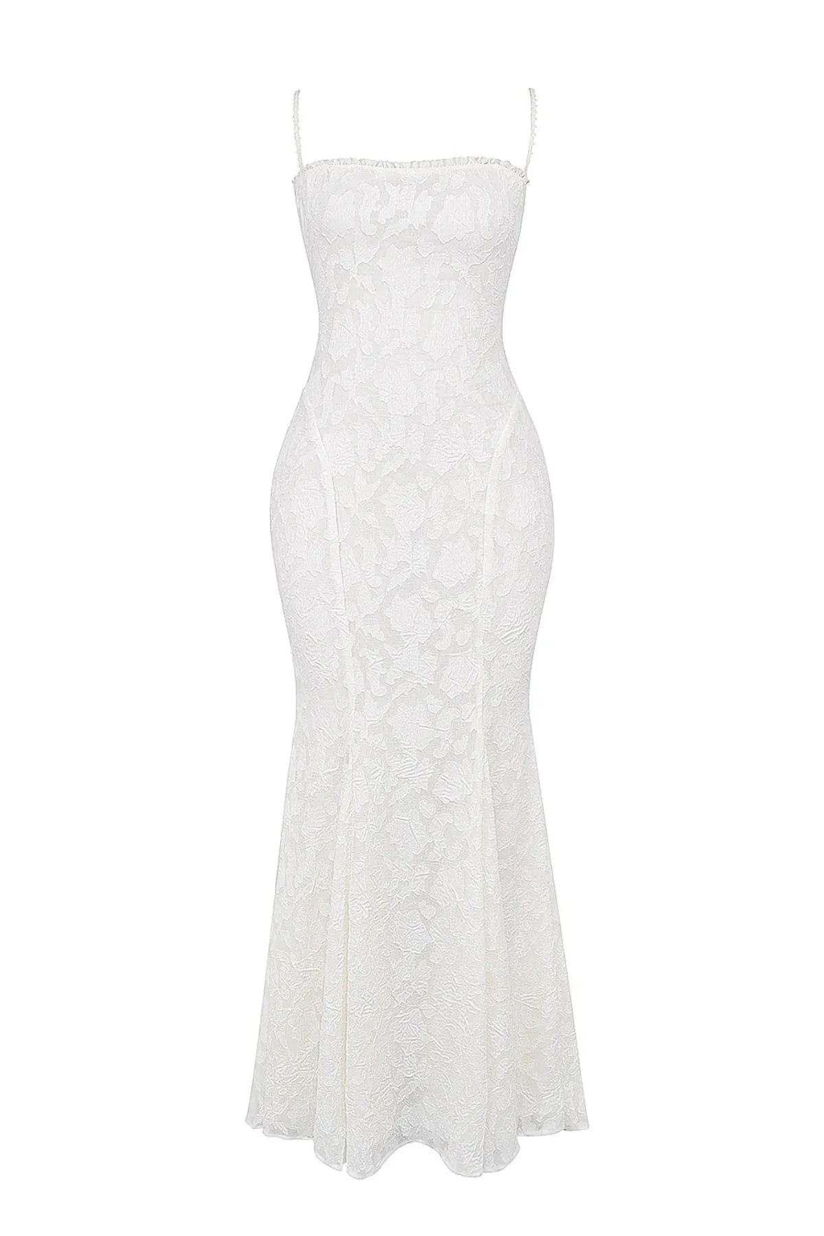 Lace‑Up Maxi Dress