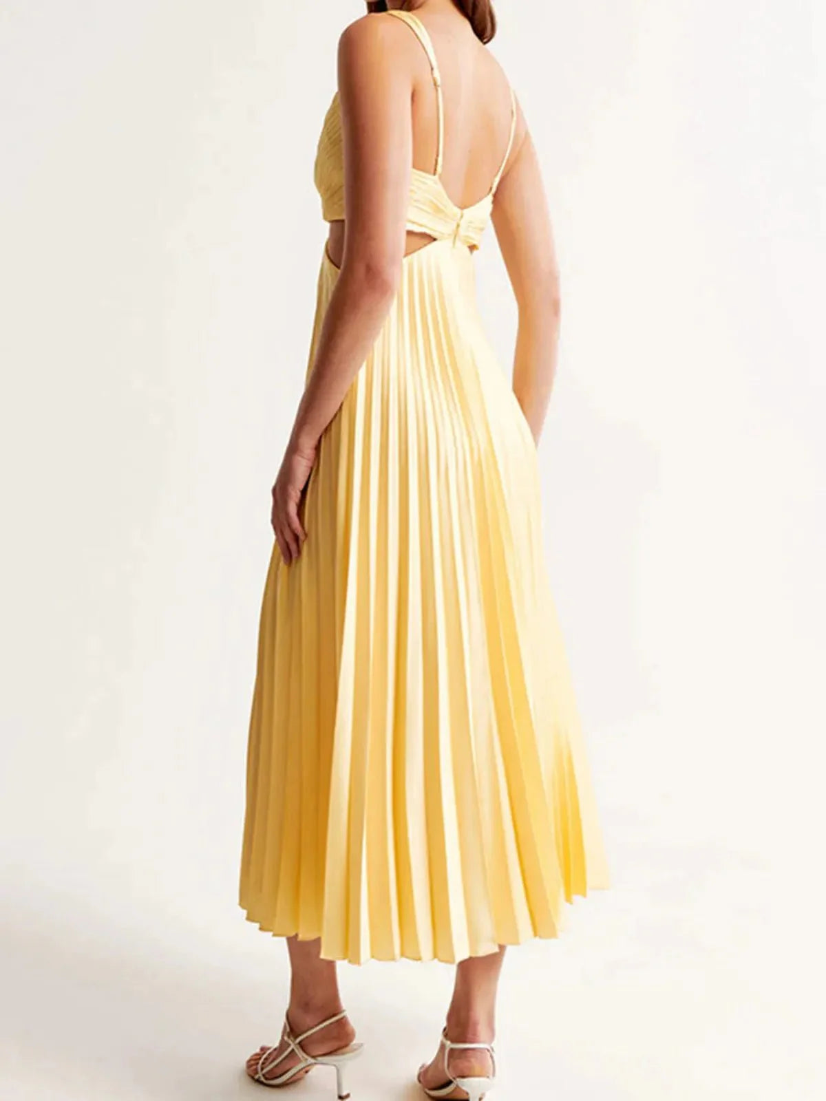 Pleated Maxi Dress