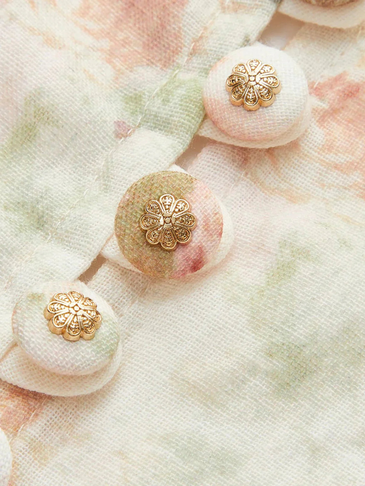 Puff Sleeve Floral Belted Mini Dress