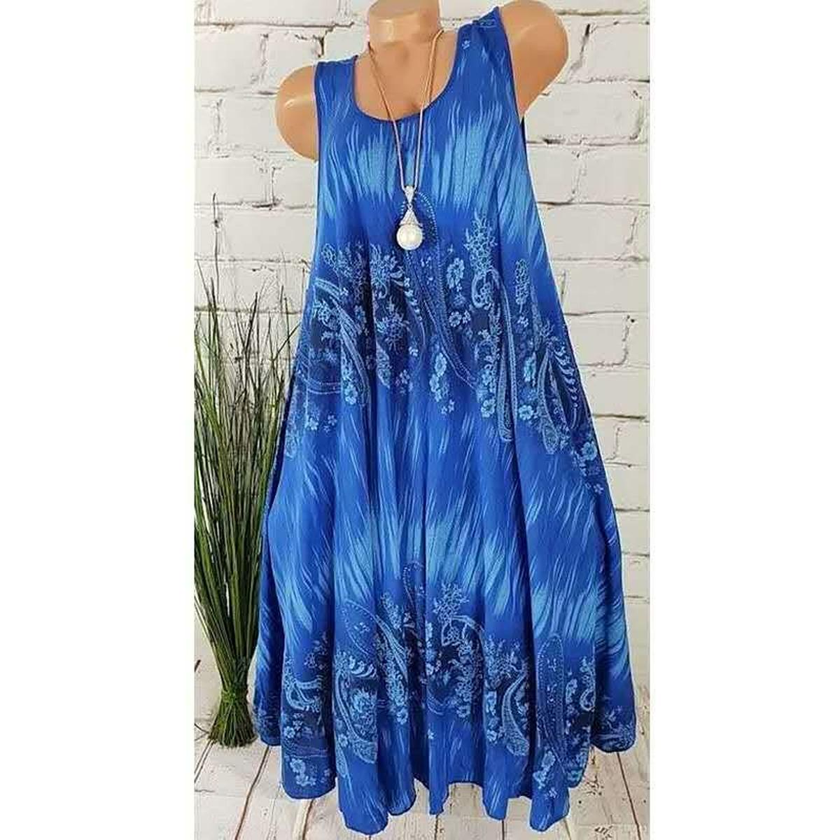 Sleeveless Oversized Summer Dress For Women