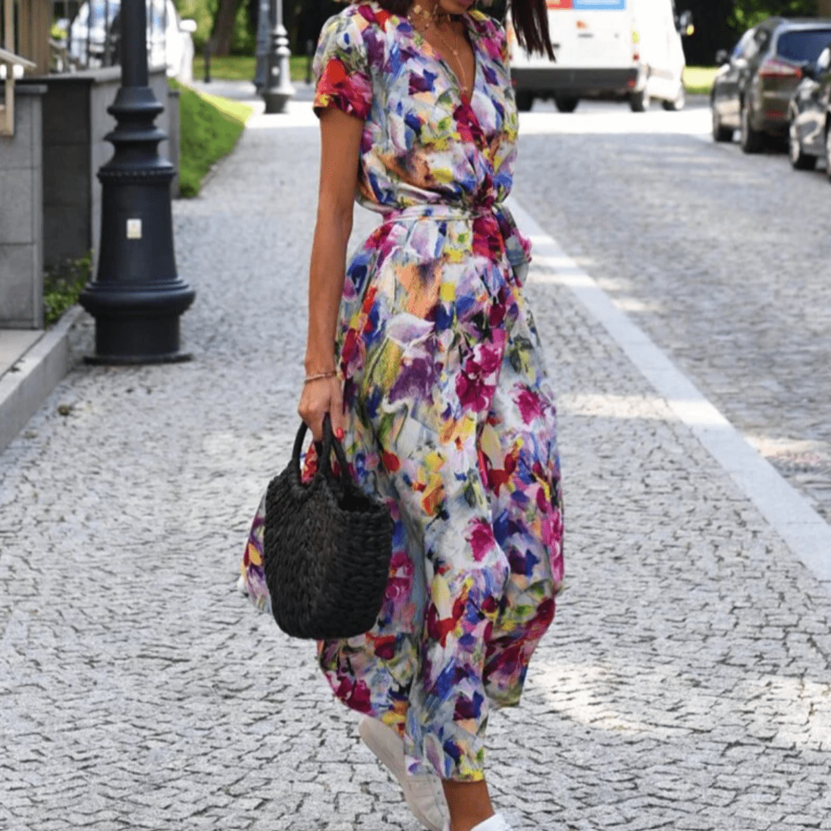 Women's Elegant Printed Summer Dress