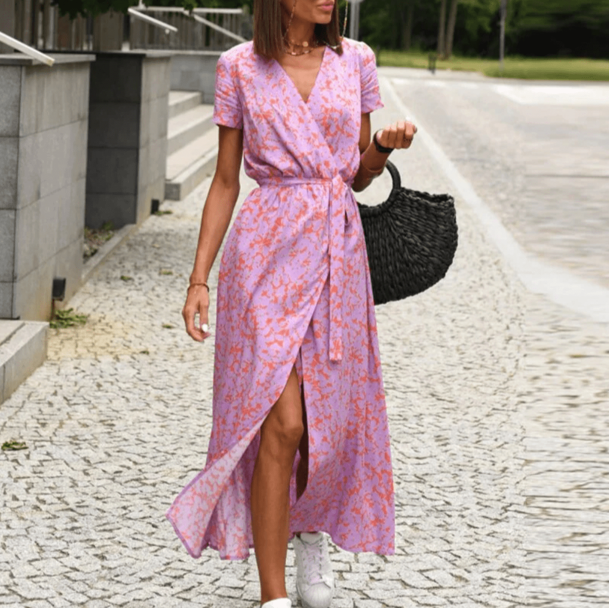 Women's Elegant Printed Summer Dress