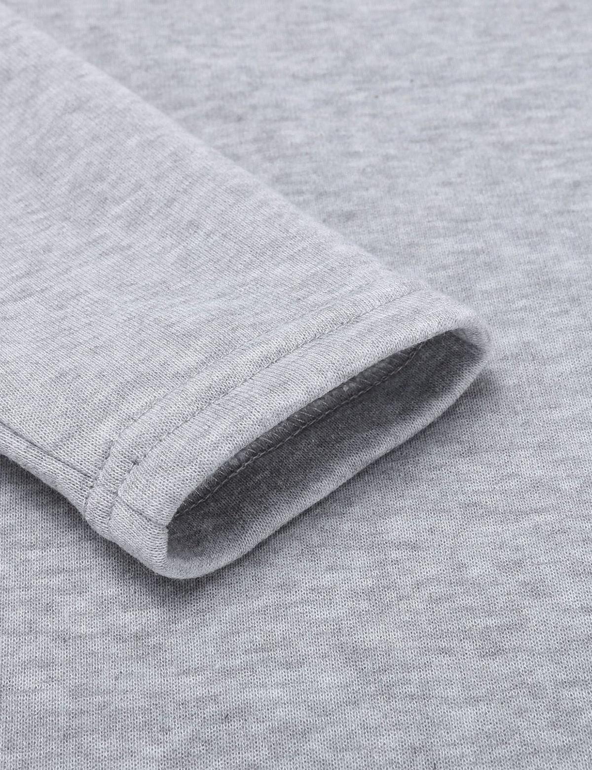 Women's Hooded Sweatshirt Dress With Pockets