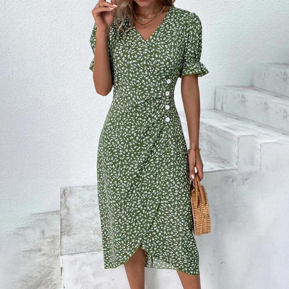 Women's Knee-Length Summer Dress