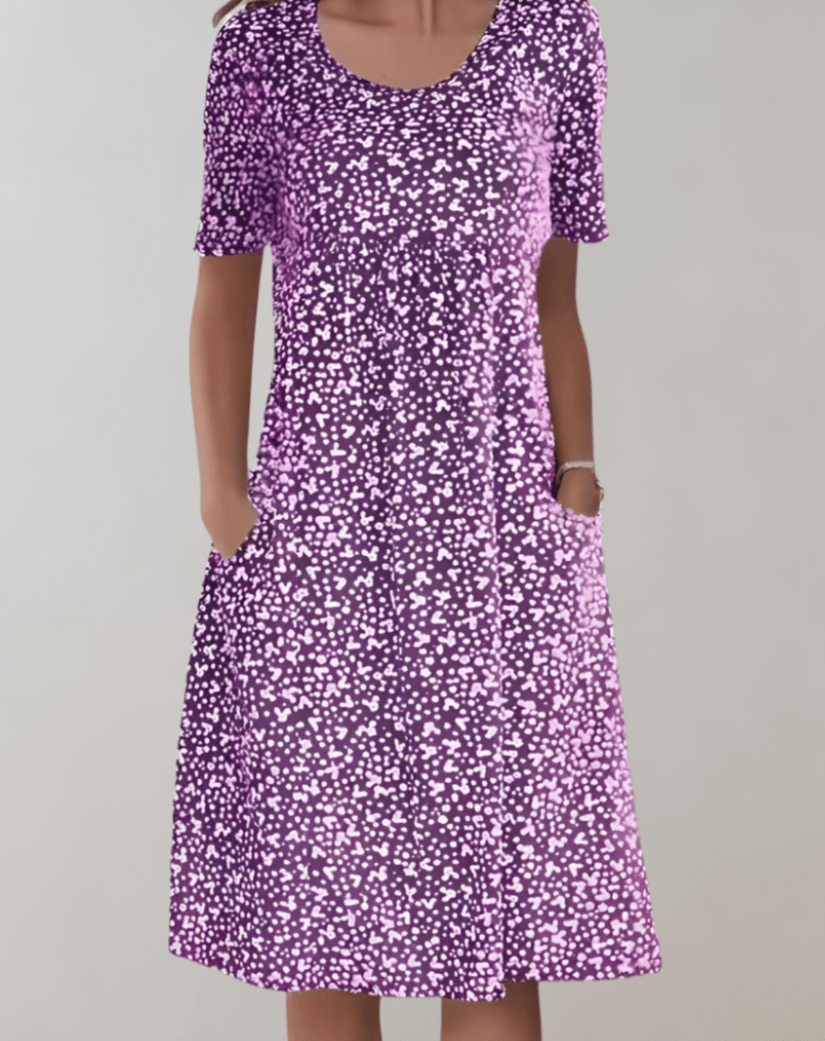 Women's Lightweight V-Neck Sleeveless Summer Dress