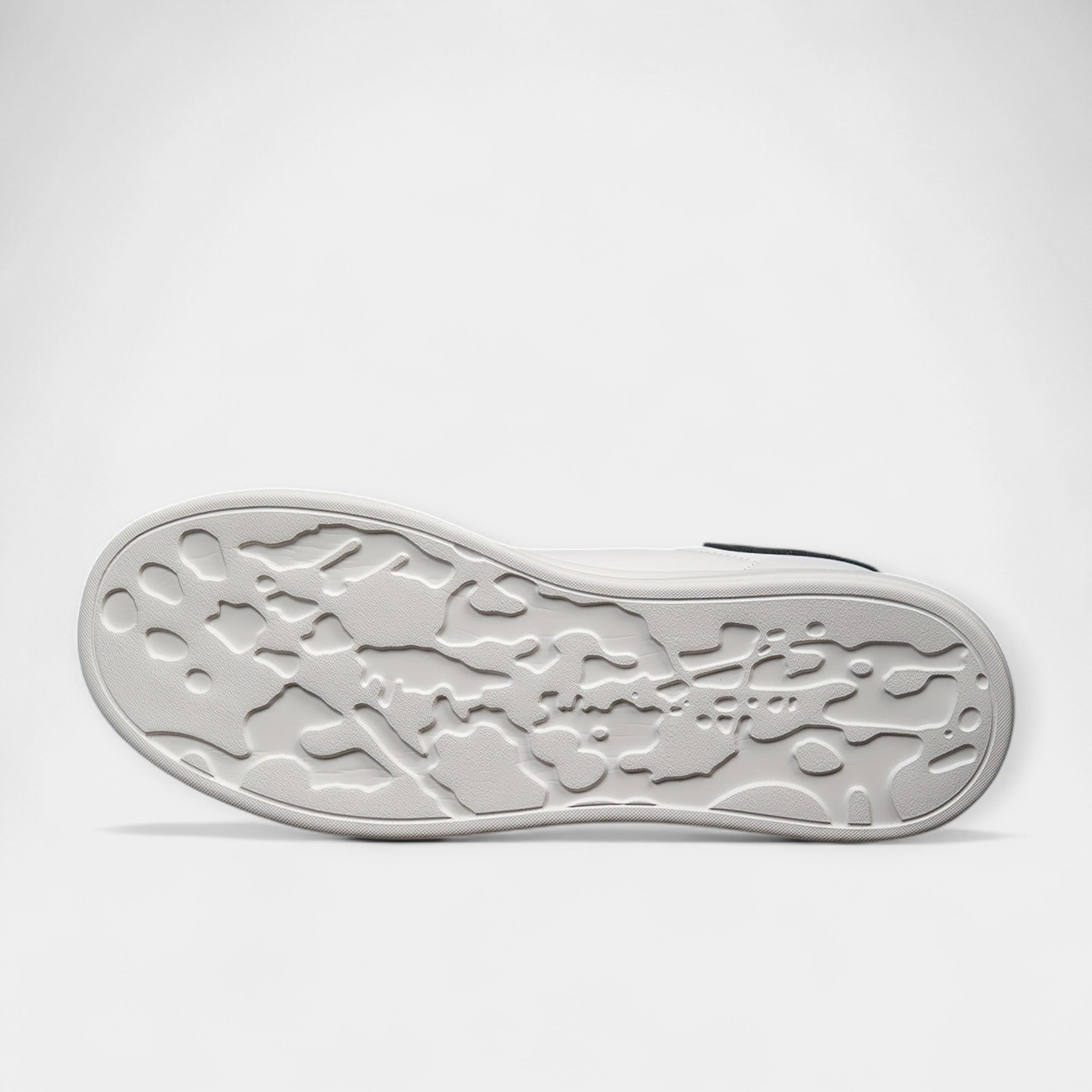 Sneakers albe din piele