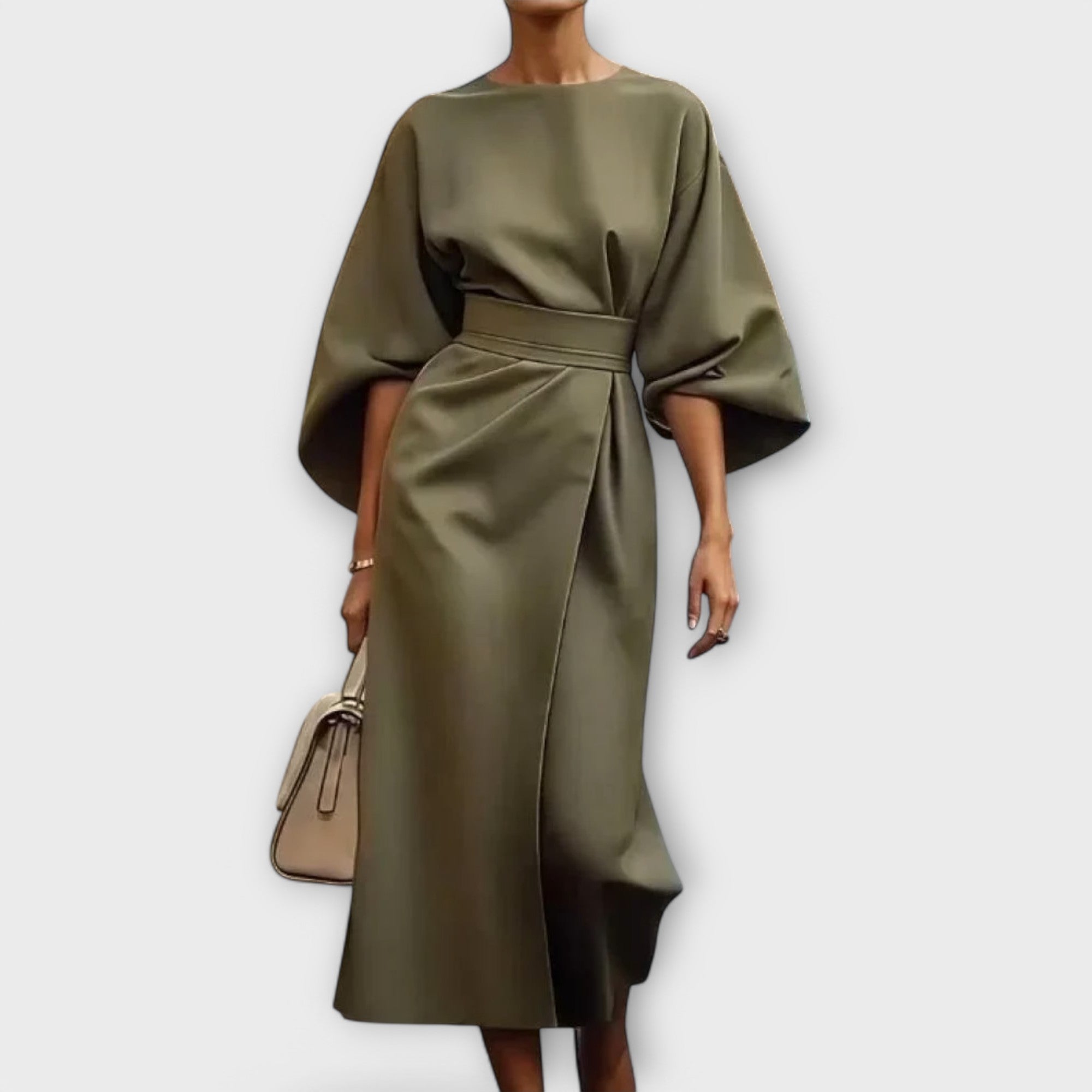 Elegant Long-Sleeve Dress
