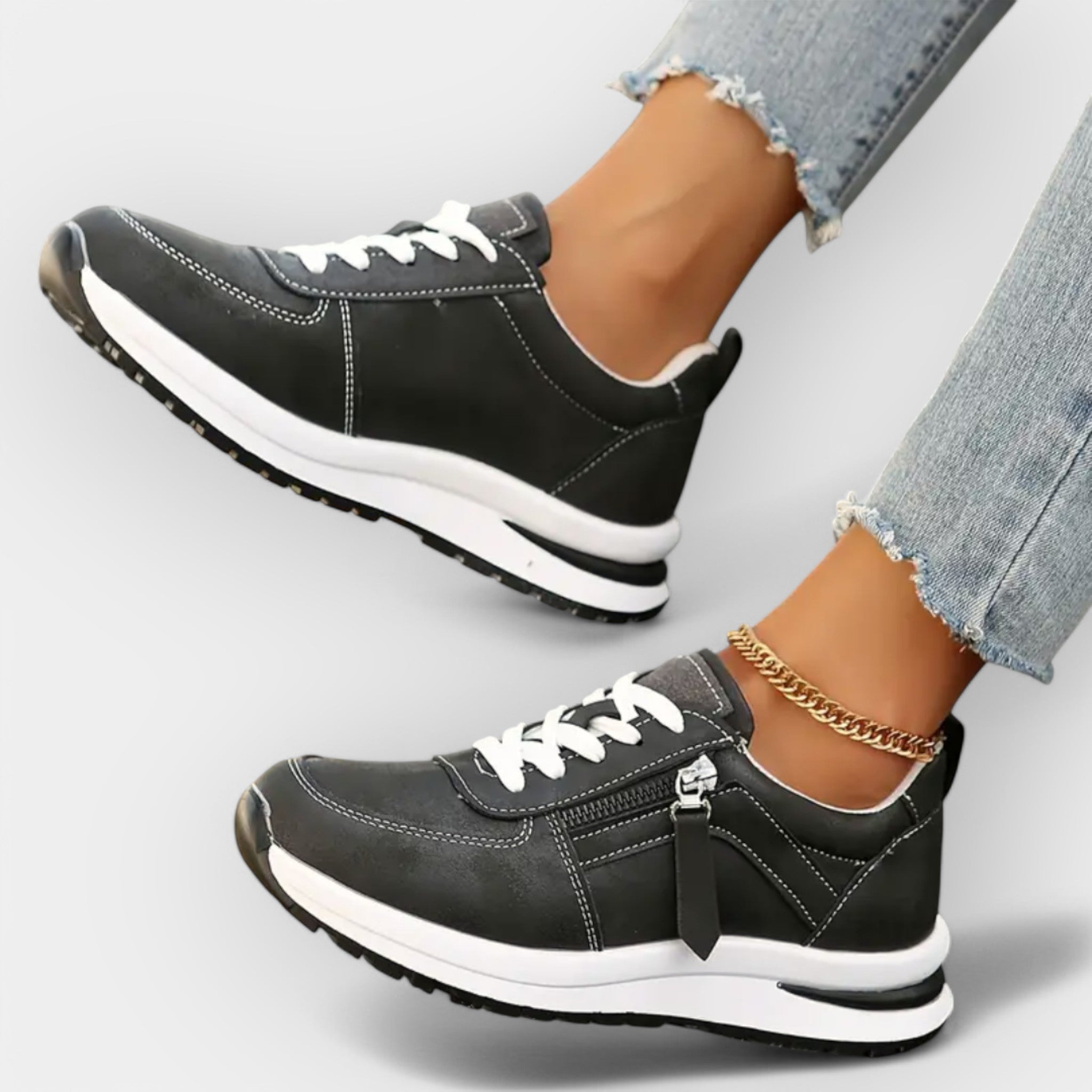 Sneakers anatomice cu eleganță