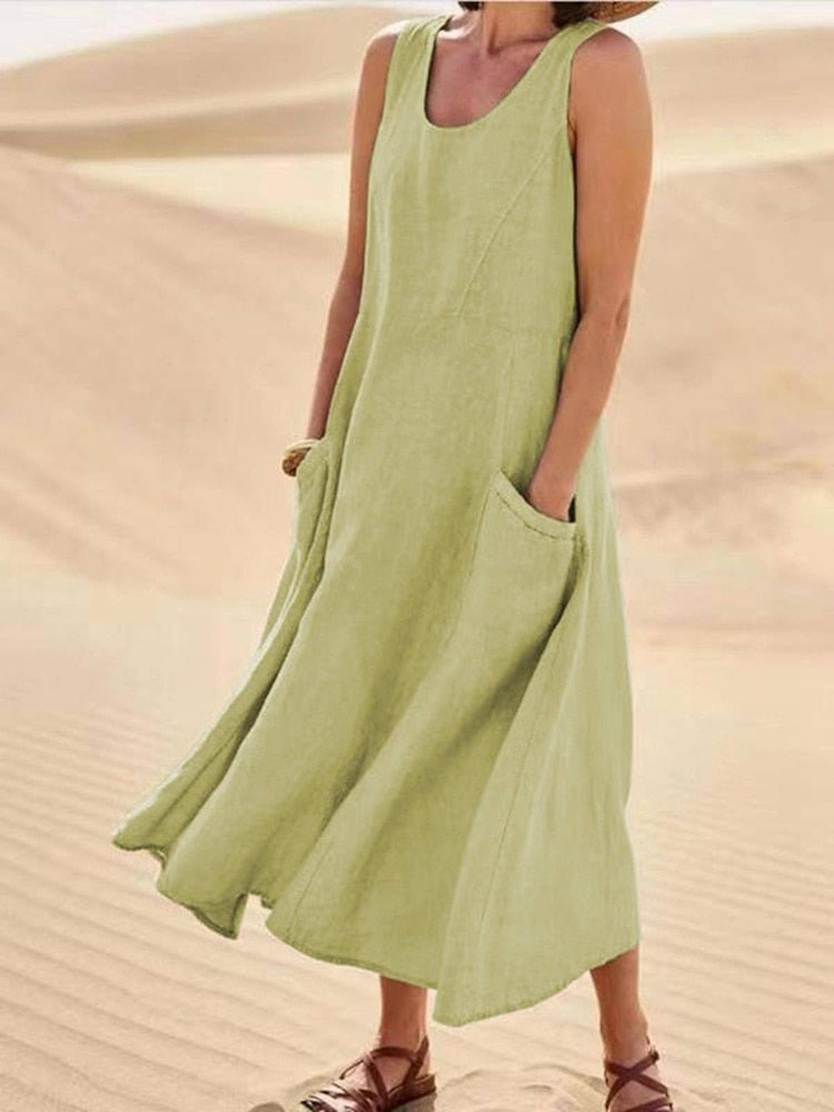 Airy Cotton Summer Dress For Women