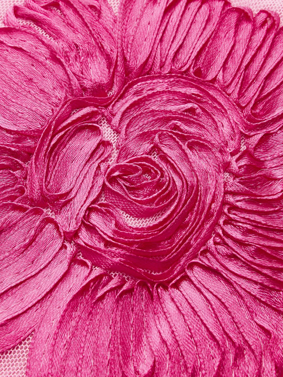 Floral Backless Mesh Mini Dress