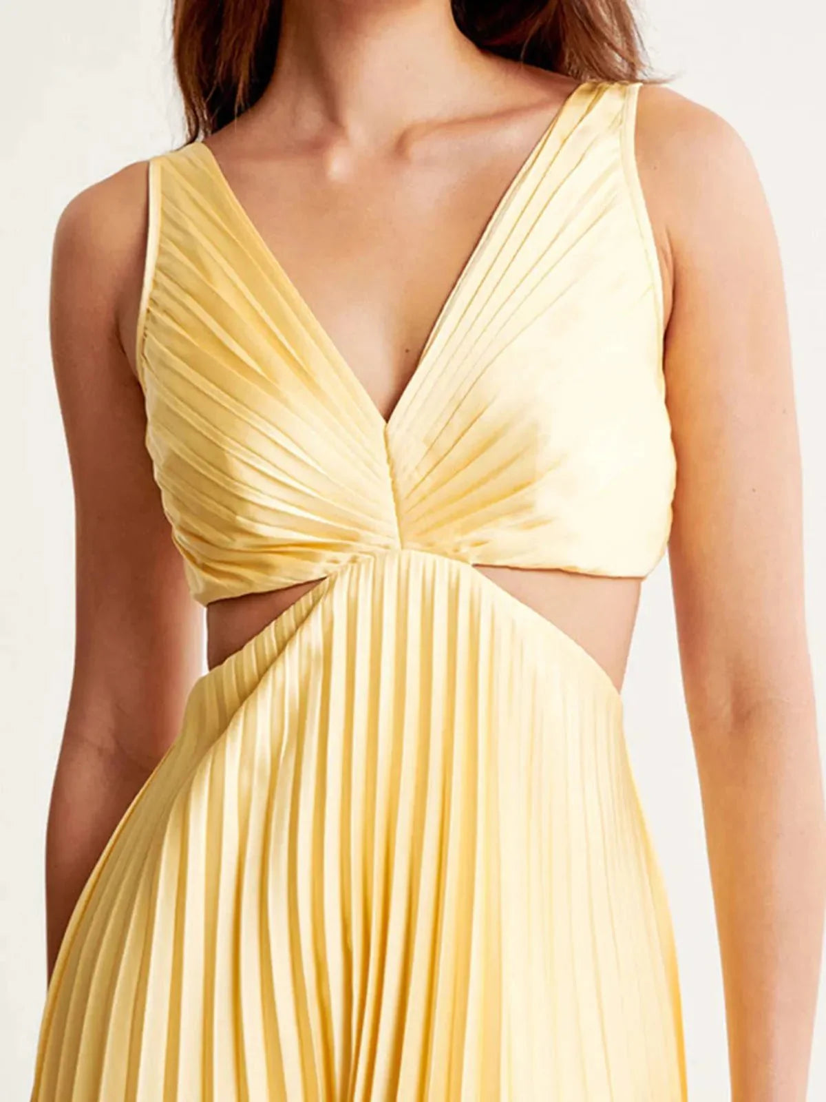 Pleated Maxi Dress