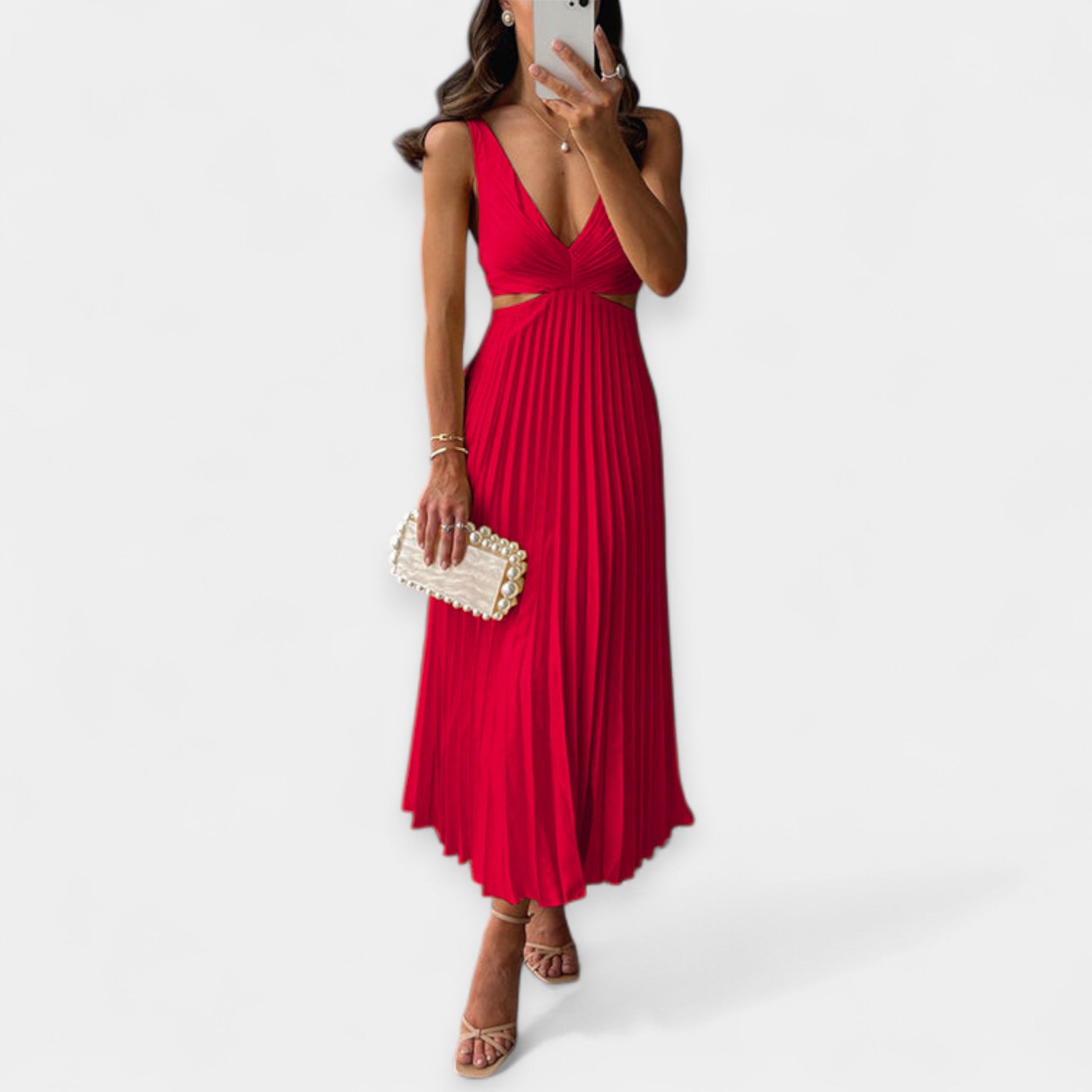 Rochie plisată de vară
