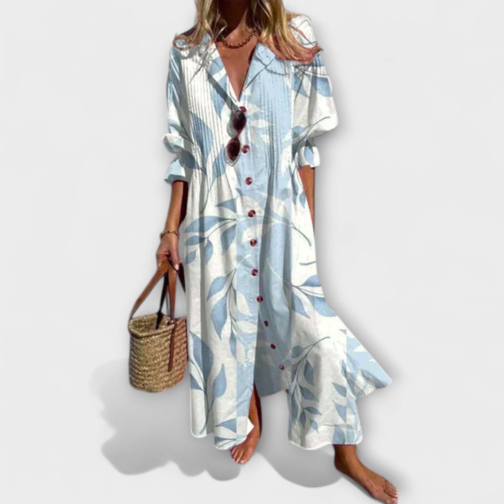 Lila – Flattering Maxi Dress with Tummy Coverage