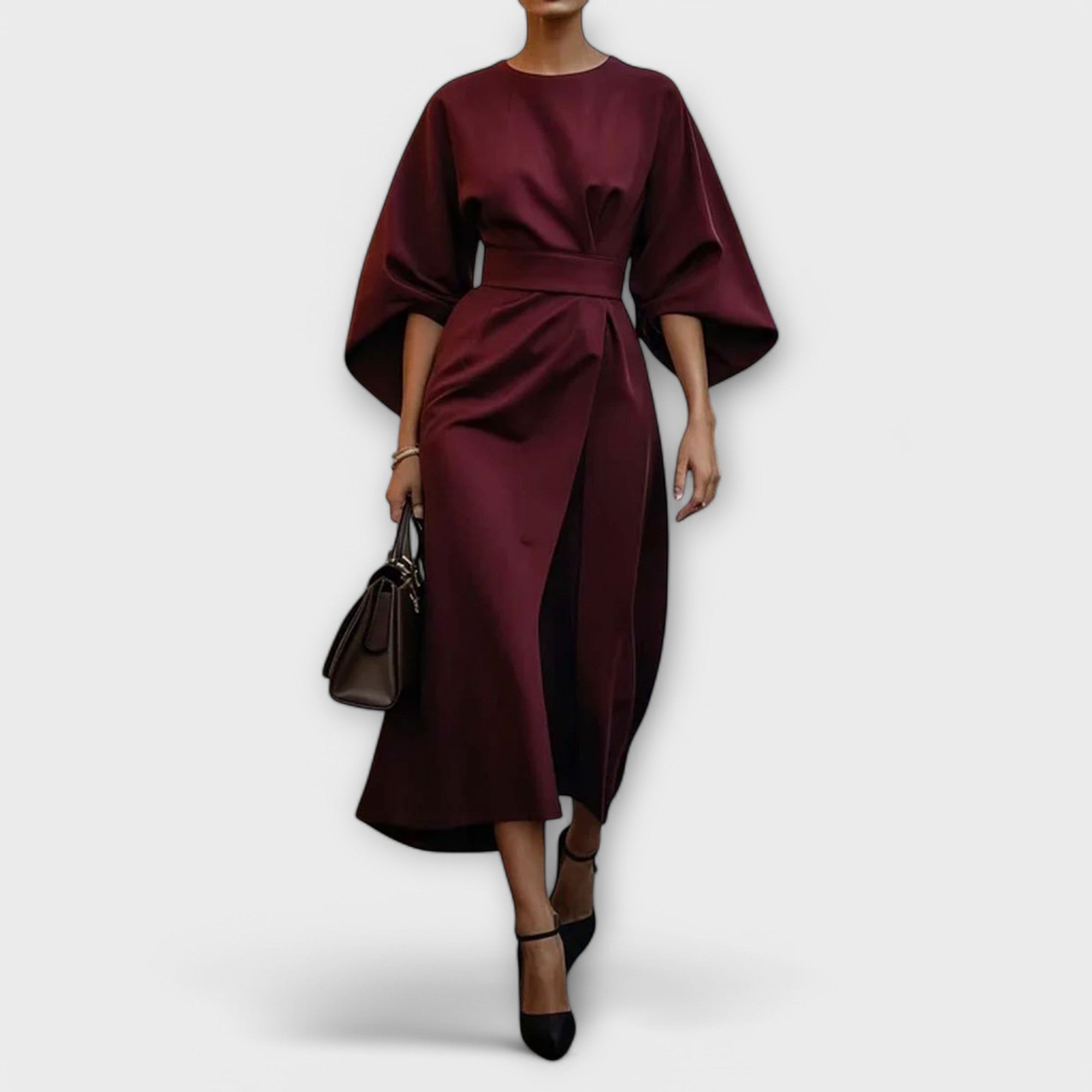 Elegant Long-Sleeve Dress
