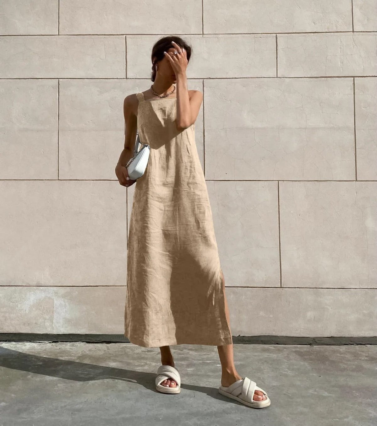 Timeless Square Neck Midi Dress