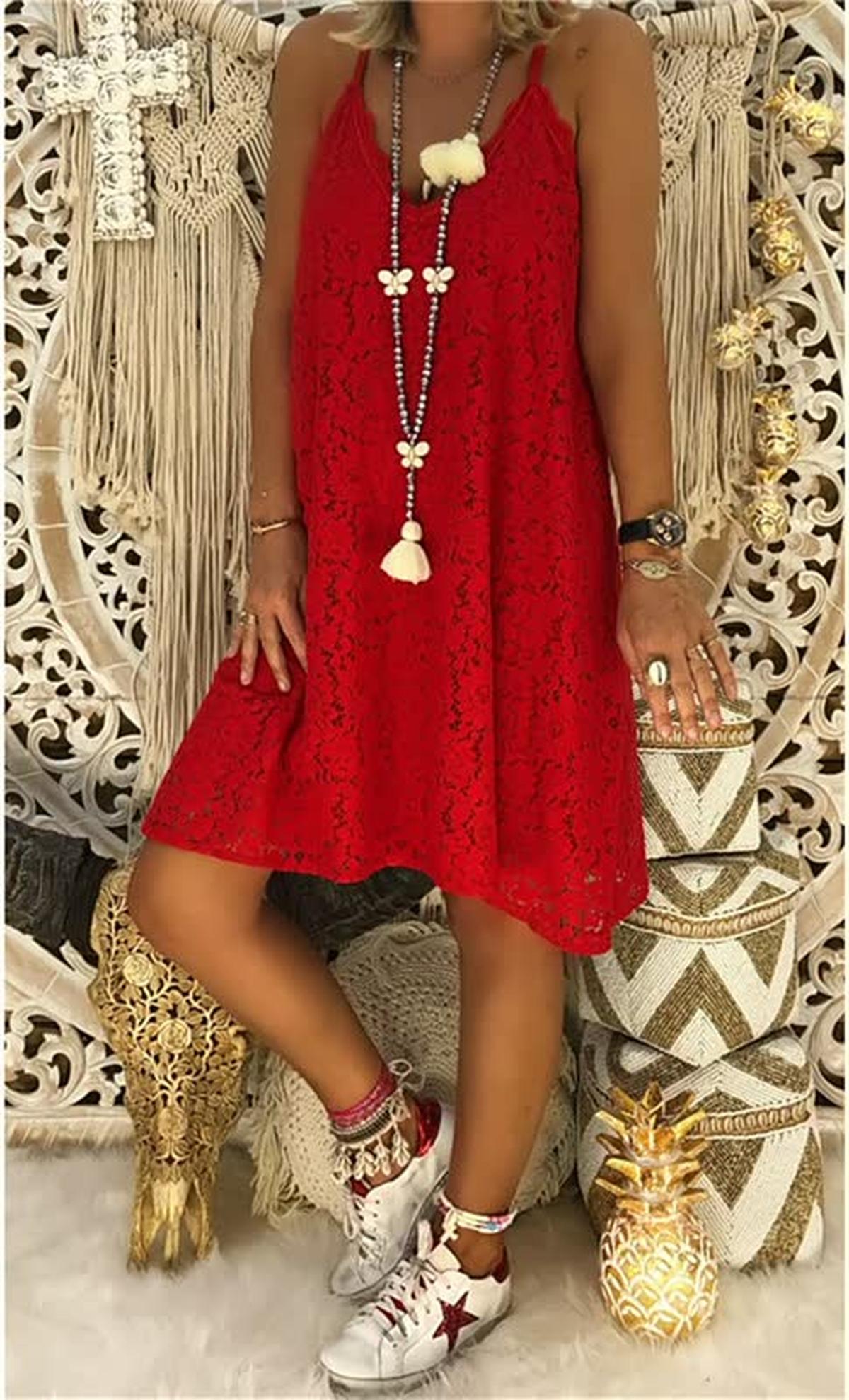V-Neck Summer Dress With Flattering Silhouette