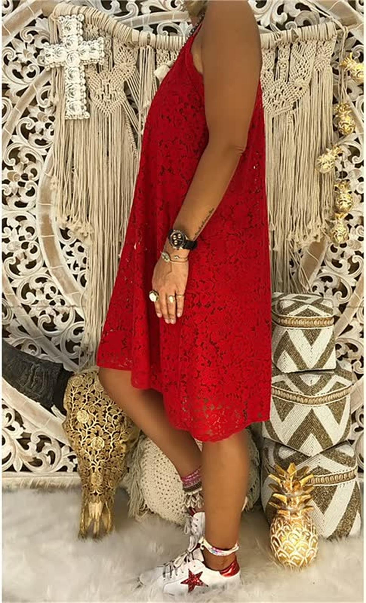 V-Neck Summer Dress With Flattering Silhouette