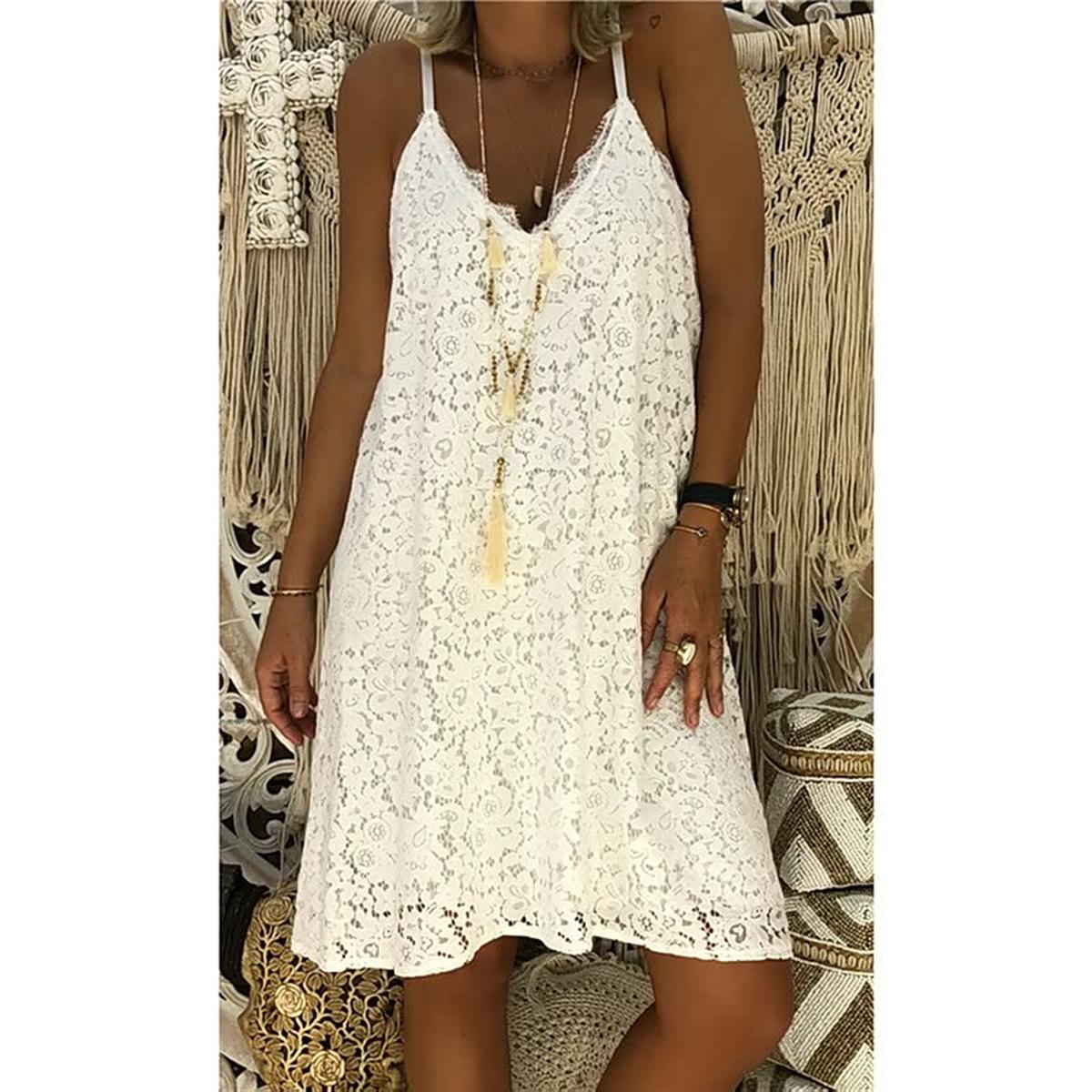 V-Neck Summer Dress With Flattering Silhouette