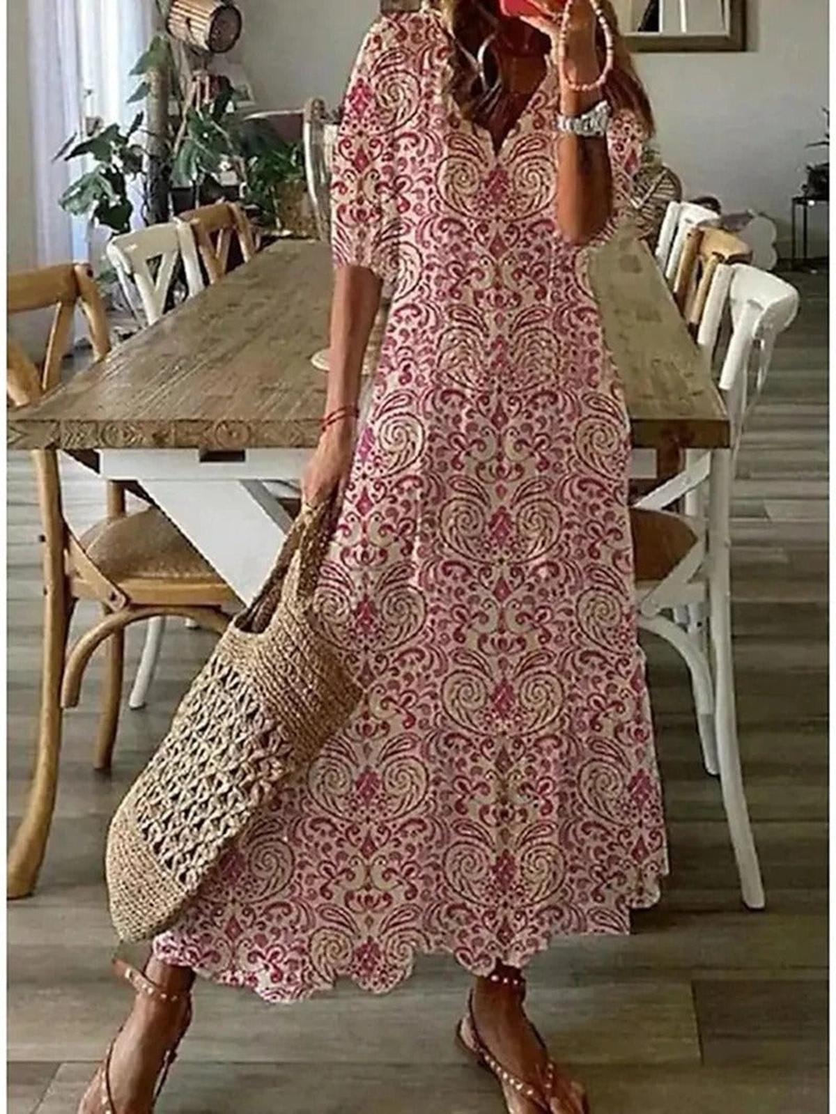 Women's Bohemian Maxi Dress