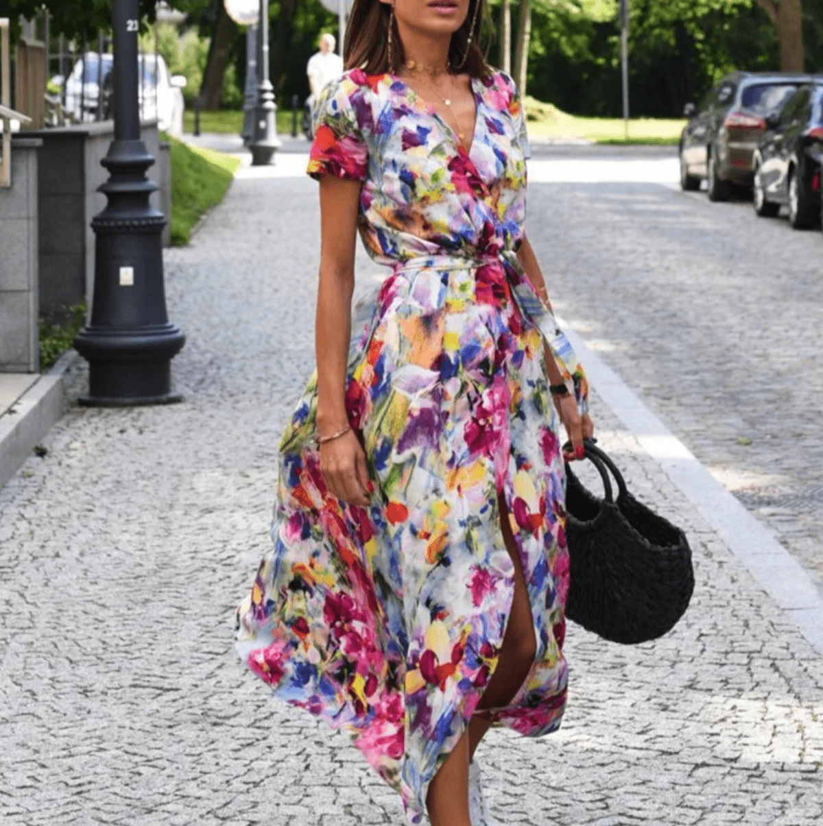 Women's Elegant Printed Summer Dress