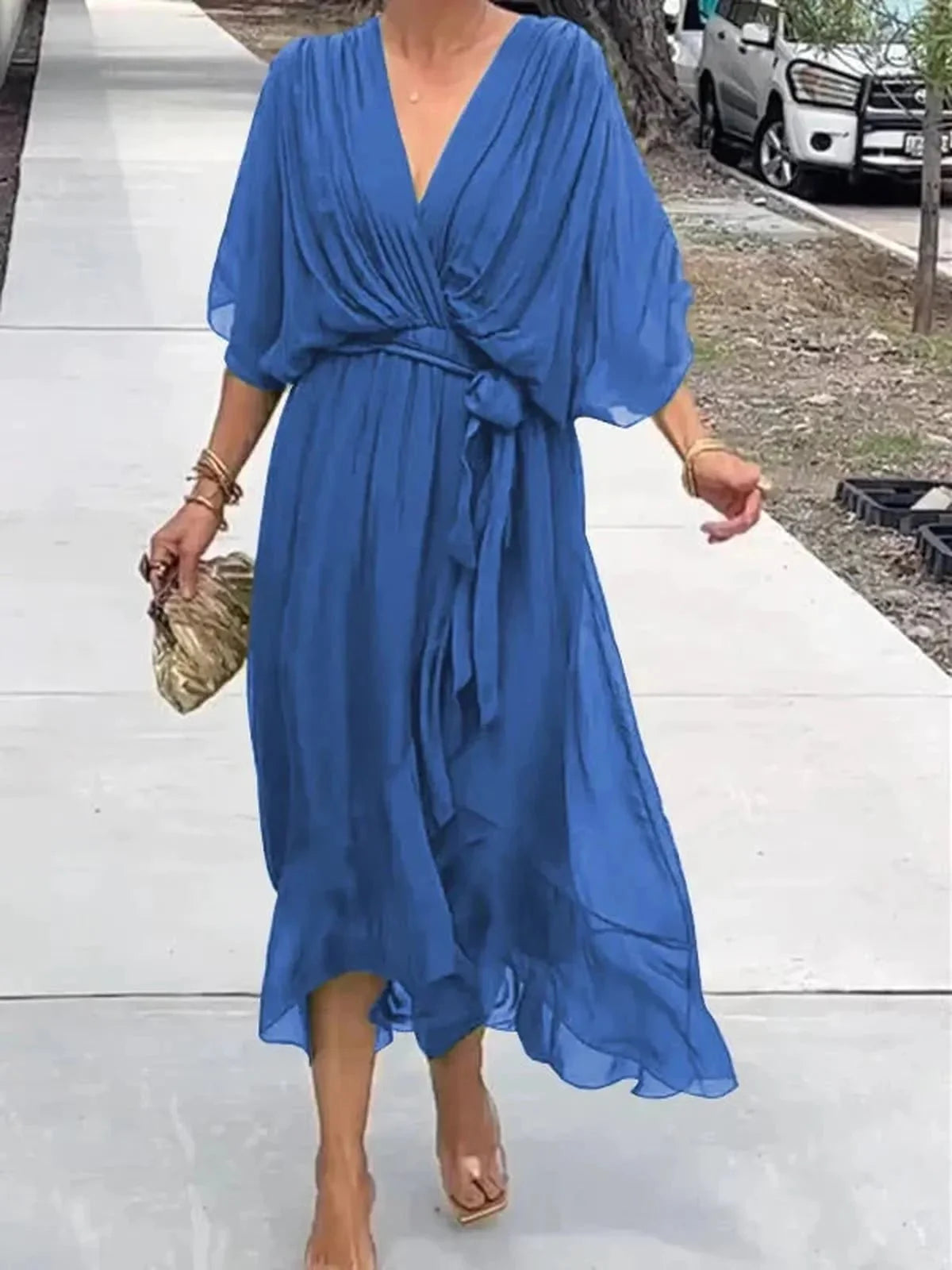 Women's Flowy Maxi Dress