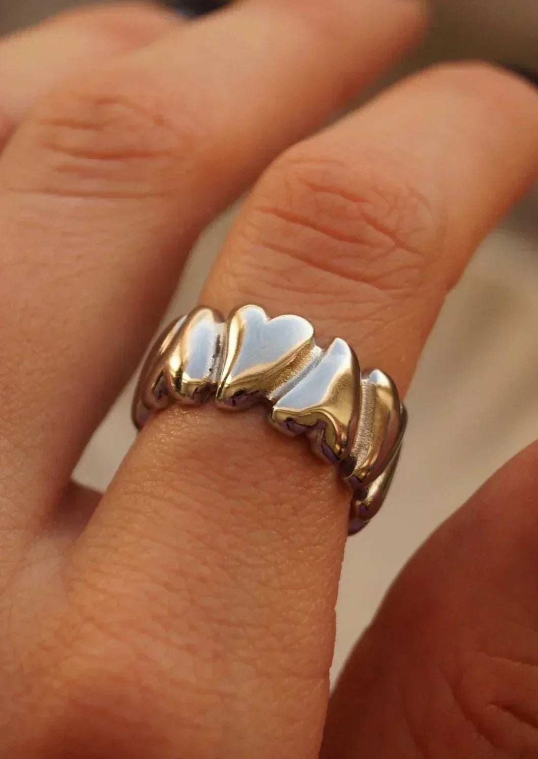 Hazel | Wrap-Around Heart Ring