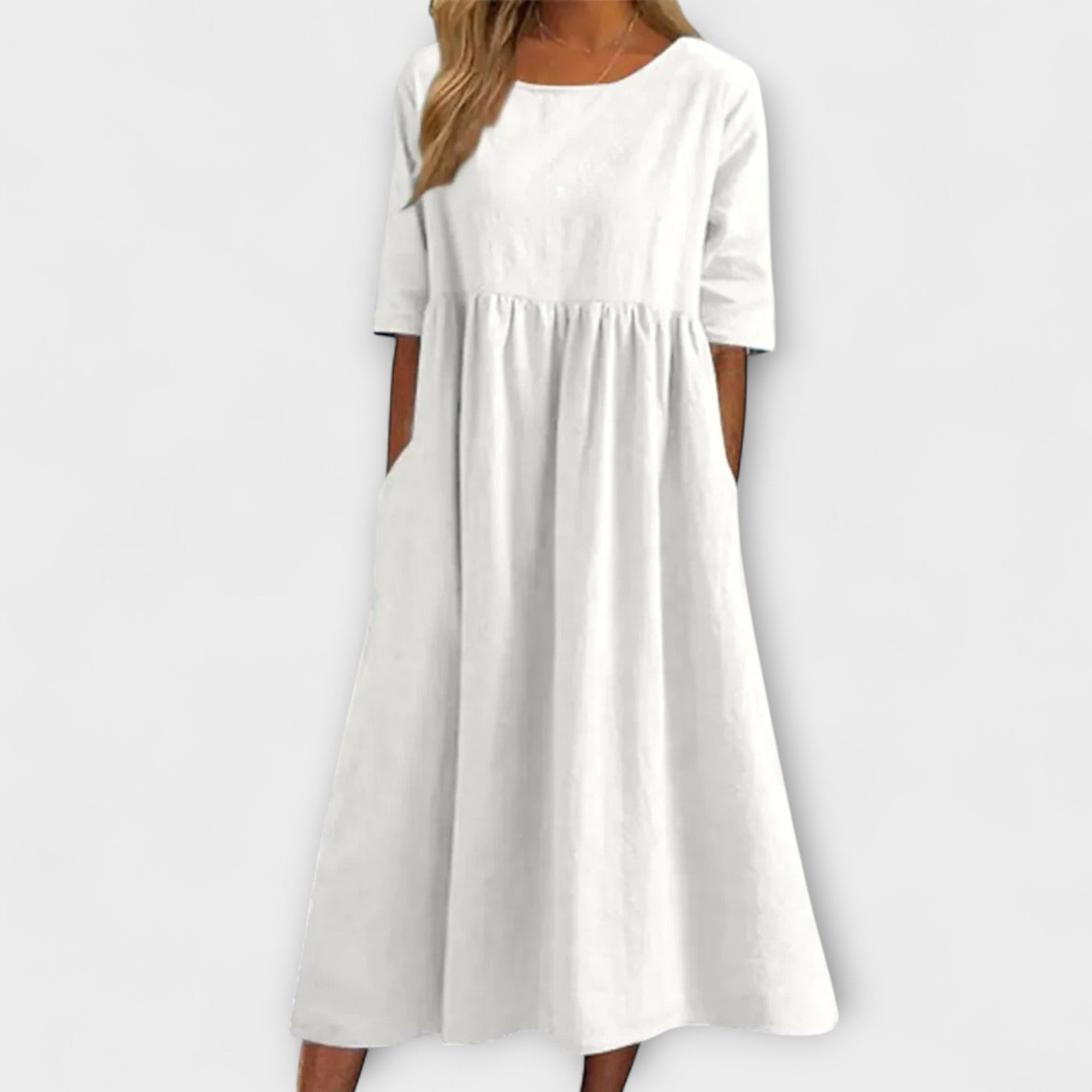 Elegant Tummy-Covering Dress